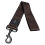 Rogz Utility Extra Extra Large 40mm Landing Strip Fixed Dog Lead - Chocolate Reflective