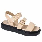 Ladies Chunky Buckle Detail Sandal