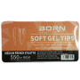 Soft Gel Tips French Cover Medium Stiletto 550 Piece - Nails By Nicole