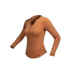Ladies L S Wayfare Top Tan
