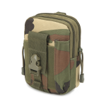 Outdoor Tactical Utility Bag Military Hip Waist Belt Compact Bag Molle Pouch - Camouflage