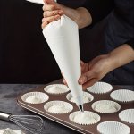 1PC Thickened Piping Bags Reusable Waterproof Oil Proof Pastry Bags Reusable Piping Bags Squeezing Biscuit Cloth Bags For Home K