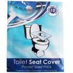 Basics Travel Toilet Seat Covers 10 Pieces