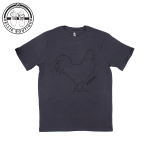 Crew Neck T-Shirt - Charcoal - 5XL