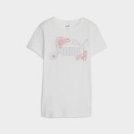 Puma W Ess+ Graphic Tee _ 173775 _ White - L White