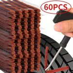 Ultimate Tire Repair Kit: 60 30PCS Quick Patch & Seal Strips For Cars And Motorcycles - Universal Fit Durable Synthetic Rubber