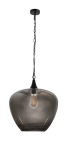 Hugo Glass Pendant Light - Large Smokey Grey