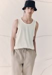 Slim Fit Vest Top - White