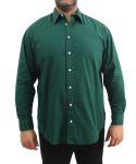 Mens Long Sleeve Oxford Shirt - XL Fores Grn