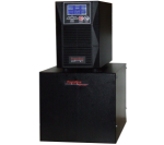 Pure Powerman Online Double Conversion Ups 1000VA 900W 3 X 12V 24AH Batteries Lcd Display Zero Transfer Time Lightning And Surge