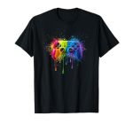 Control All The Things Video Game Controller Boys Gamer Drip T-Shirt