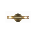 Piper Wall Fitting Gold Double