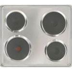 Defy Slimline Solid Hob - No Control Panel - Silver
