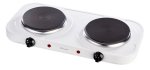 Pineware Double Solid Hotplate White 2000W