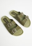 Superbalist Bella Cross Strap Slide - Olive