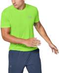 Men's Ua Streaker Short Sleeve - Lime Light LG
