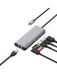 Belkin USB C Hub 6-IN-1MULTIPORTADAPTER Dock With 4K HDMI Usb-c 100W Pd Pass-through Charging 2 X USB A Gigabit Ethernet Ports A