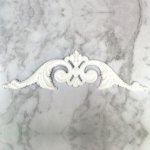 White Resin Swirl Head White