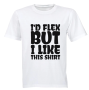 I'd Flex Cotton Short Sleeve Round Loose T-Shirt