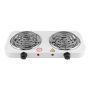 Casey Koala Electric 2 Hot Plate Spiral Stove Colour: White