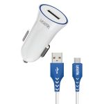 Loopd USB Port Car Charger With Type-c Cable 10.5W