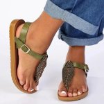 Pierre Cardin Ariella Sandal - Olive - 8