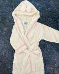 John Lewis White Towelling Gown 12 18M