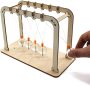 3D Puzzle Newtons Cradle Balance Balls Model Kits Educational Diy Stem Toys Wooden Laser-cut Kits