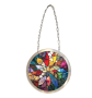 Flower Stained Glass Style Acrylic Jigsaw Suncatcher Puzzle