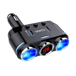 Ashomonline 120W 3.1A Dc Car Socket Splitter Hardwire Kit