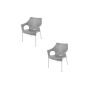 Dublin Bistro Chair - Kalahari Grey - Set Of 2