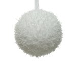 Bauble Foam With Snow 8CM