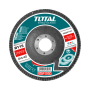 Total Tools Flap Disc 115MM 40GRIT 10-PACK