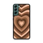 Custom Printed Tpu Cases - Samsung Galaxy S22 Plus 5G & 39 Brown Heart& 39 By