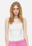 Cotton Vest Top - White