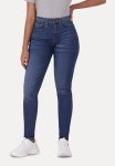 Levi's Curvy Hi-rise Superskinny - Blue Wave Mid
