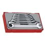 Teng Tools 8PC Ratcheting Combination Spanner Set