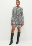 Sissy Boy Starting Over: Longsleeve Dress With Keyhole - Black white
