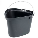 Water Bucket Builders Black Pvc 14L - Triangle
