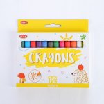 12 Pieces Round Crayon 1.1 10CM Grade C