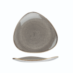 Churchill Peppercorn Grey Triangle Plate 19.2CM - Set Of 12 - 19.2 Cm