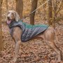 Warm Dog Jacket Zip Up Dog Vest Fluff Coat With Double D Ring Leash Waterproof Dog Clothing Reflective Dog Snow Suit For Cold Weather