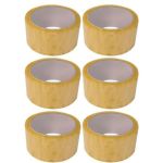 Source Direct Packaging Tape Clear Tape 48MM X 50M Pack Of 6