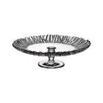 20.5CM Aurora Glass Cake Stand Clear