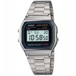 Casio Vintage Silver Stainless Steel Unisex Watch A158WA-1Q