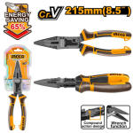 Ingco Compound Action Long Nose Pliers