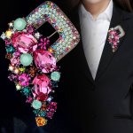 Crystal Brooch Exquisite Badge Pin Corsage Clothing Accessories Jewelry