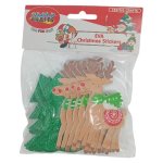 Christmas Stickers Chrismas Tree And Raindeer