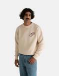 Initial Knit Cream Sweatshirt - XXXL White