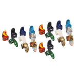Finger Picks Medium Flat Thumbpicks Celluloid Guitar Finger Picks 24 Pi